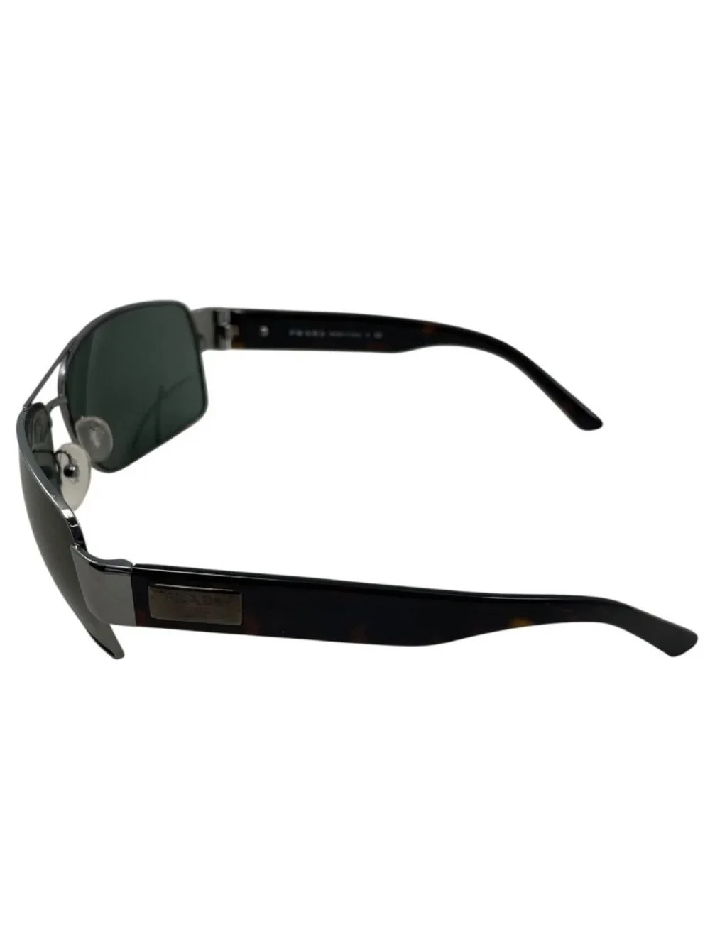 Prada Sunglasses Gunmetal Frame Black Eyewear